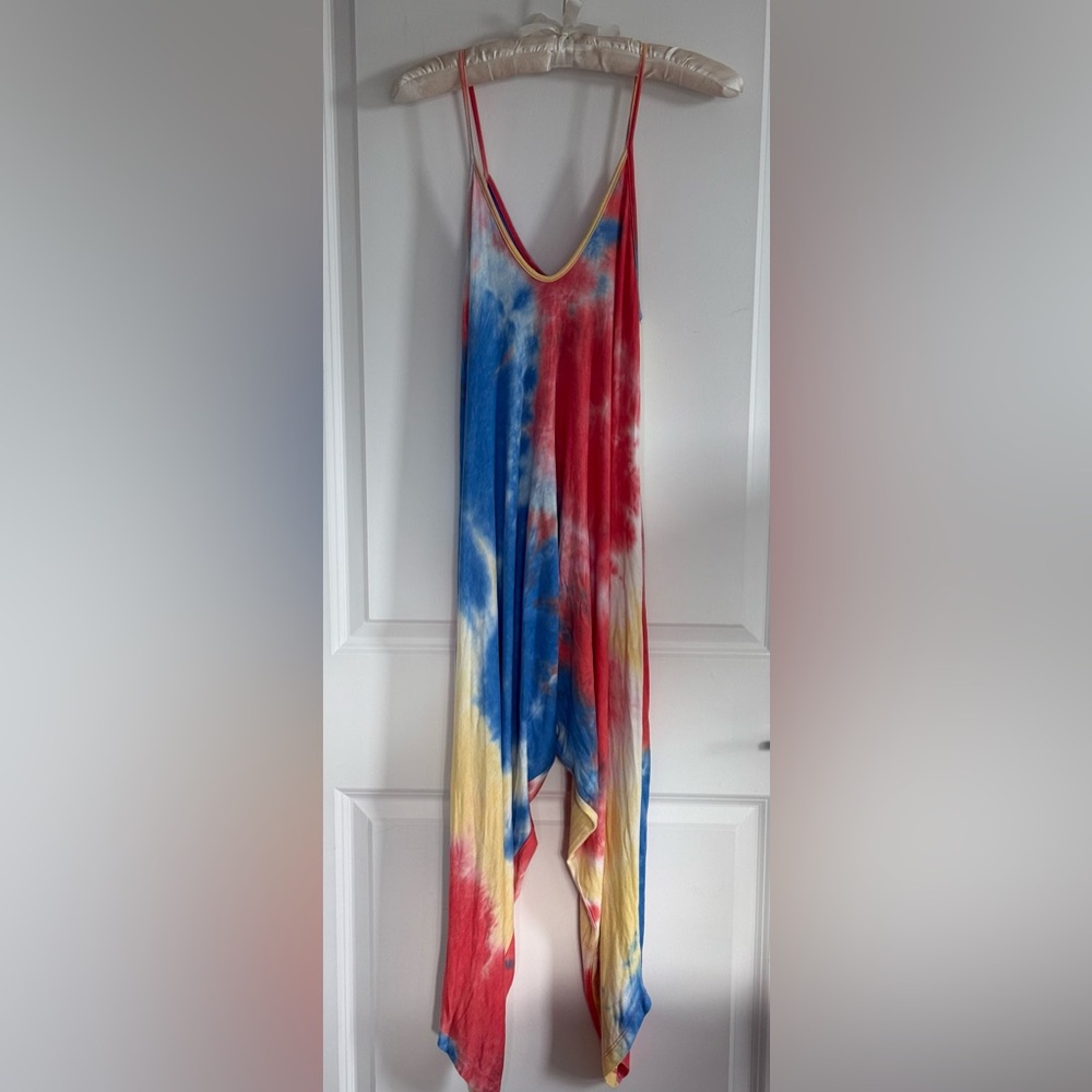 Colorful Tie-Dye Jumpsuit